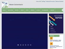 Tablet Screenshot of museo.unich.it